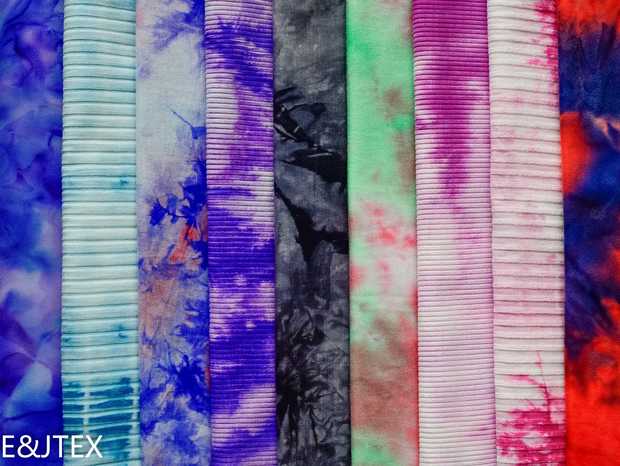 Tie Dyed Knitting Fabrics